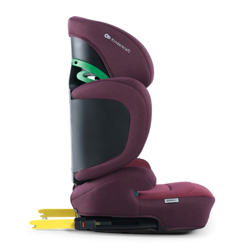 KINDERKRAFT SELECT - Bilbarnstol XPAND 2 i-Storlek (100-150 cm) Premium Cherry pearl