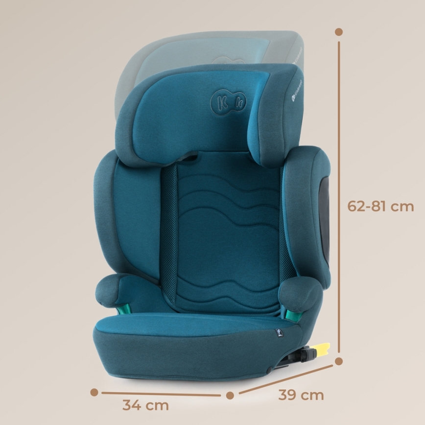 KINDERKRAFT SELECT - Bilbarnstol XPAND 2 i-Storlek (100-150 cm) Premium Harbour blå