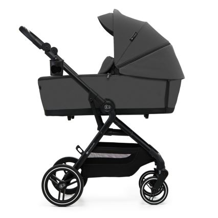 KINDERKRAFT SELECT - Kombinations barnvagn 2i1 YOXI Moonlight grå