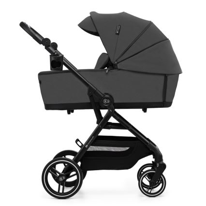 KINDERKRAFT SELECT - Kombinations barnvagn 2i1 YOXI Moonlight grå