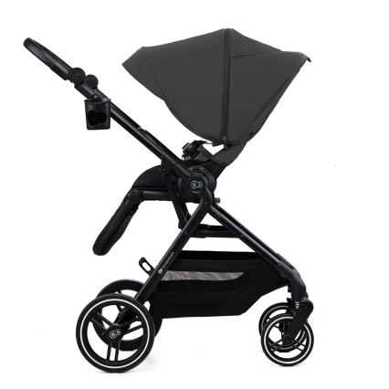 KINDERKRAFT SELECT - Kombinations barnvagn 2i1 YOXI Moonlight grå
