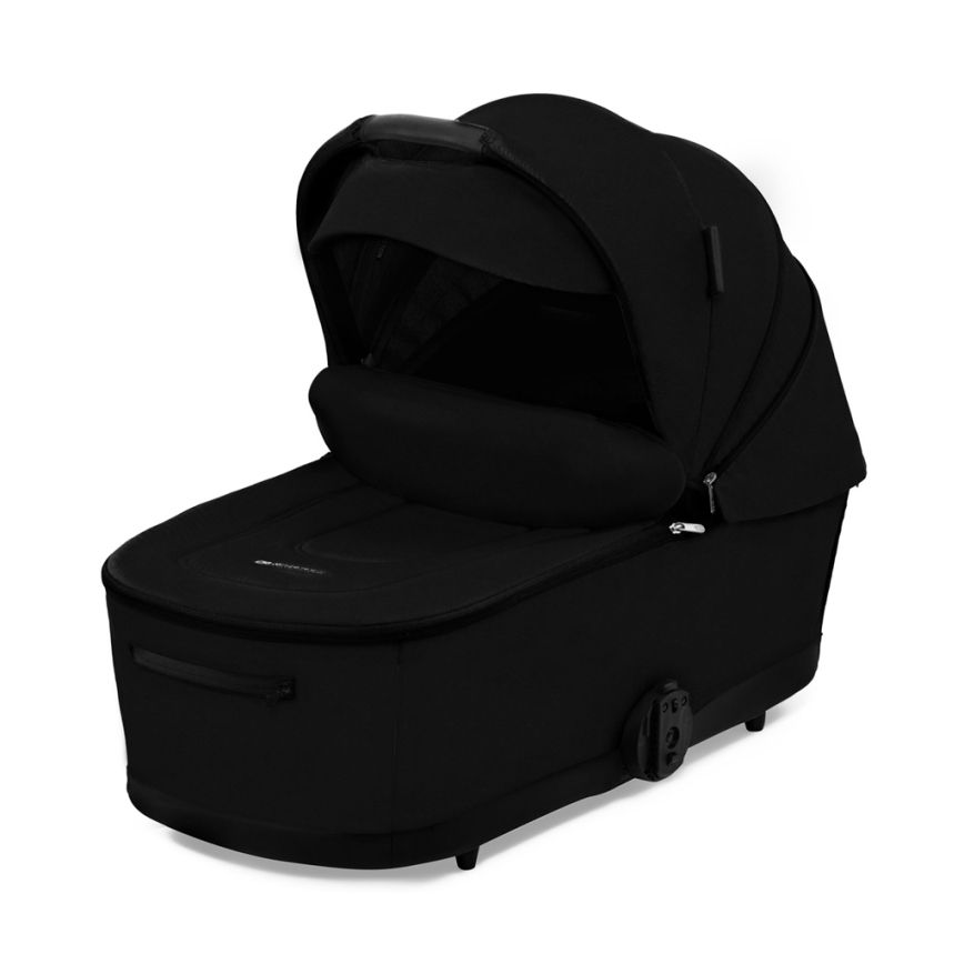 KINDERKRAFT SELECT - Kombinations barnvagn 2i1 YOXI Pure svart