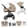 KINDERKRAFT SELECT - Kombinations barnvagn 2i1 YOXI Sand beige