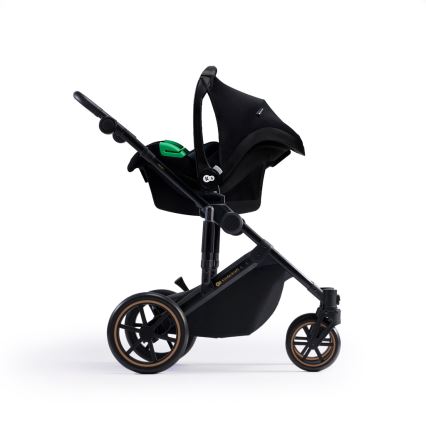 KINDERKRAFT SELECT - Kombinations barnvagn 3i1 PRIME 2 Premium Dark grön + bilstol