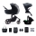 KINDERKRAFT SELECT - Kombinations barnvagn 3i1 PRIME 2 Premium Venezian svart + bilstol