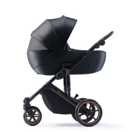 KINDERKRAFT SELECT - Kombinations barnvagn 3i1 PRIME 2 Premium Venezian svart + bilstol