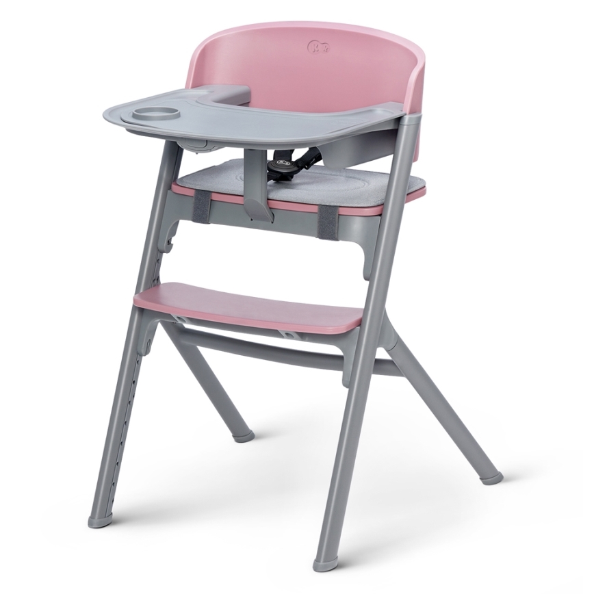 KINDERKRAFT SELECT - Matstol för barn 3i1 LIVY Premium Aster rosa