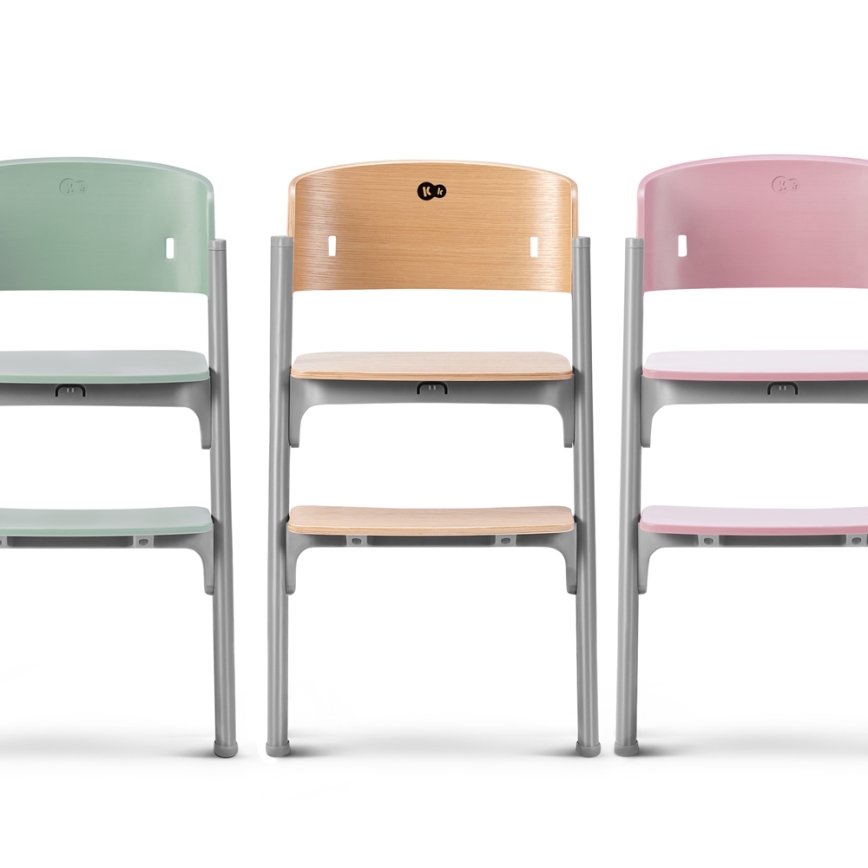 KINDERKRAFT SELECT - Matstol för barn 3i1 LIVY Premium Aster rosa