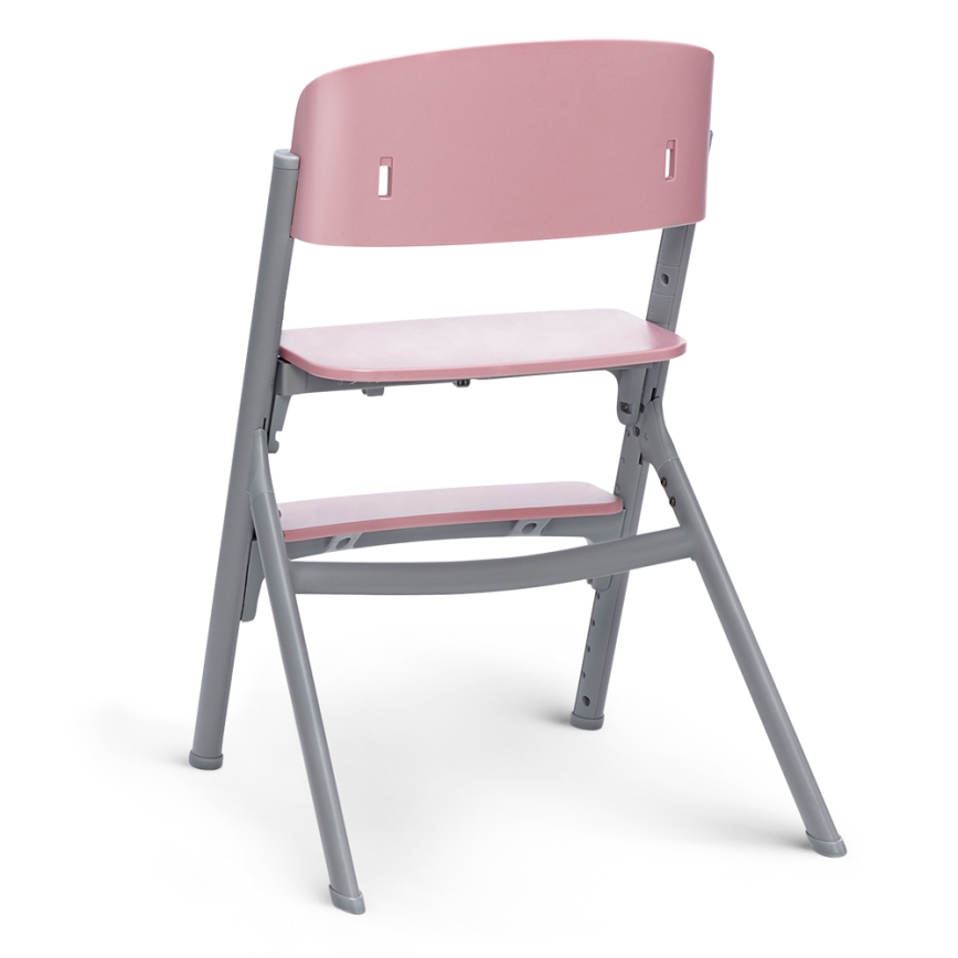 KINDERKRAFT SELECT - Matstol för barn 3i1 LIVY Premium Aster rosa + solstol CALMEE