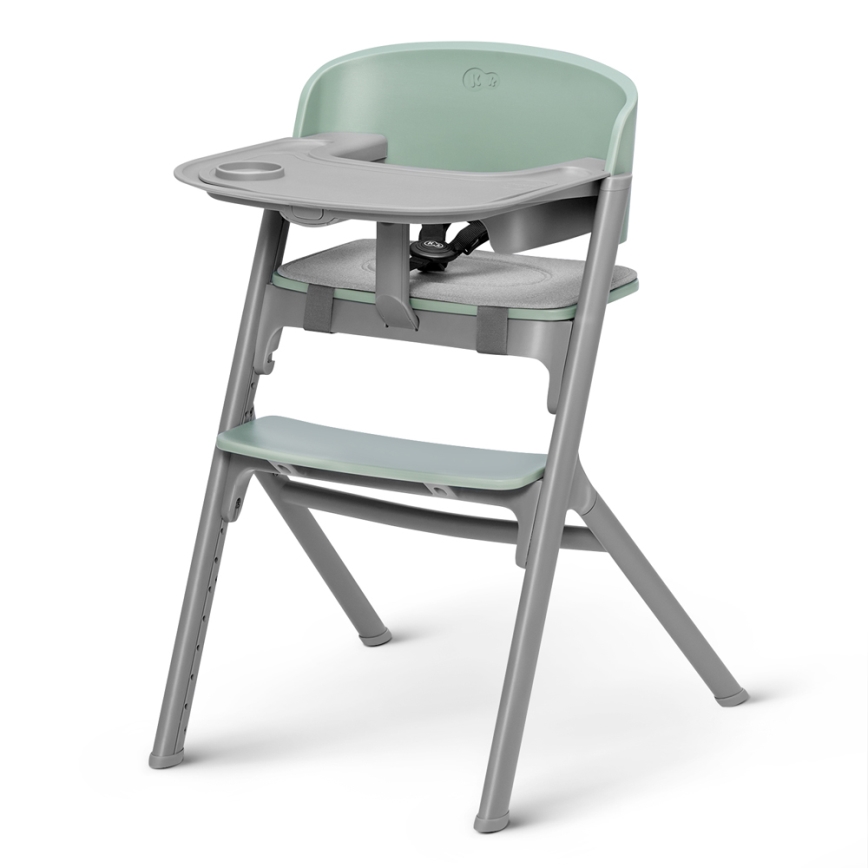 KINDERKRAFT SELECT - Matstol för barn 3i1 LIVY Premium Olive grön + solstol CALMEE