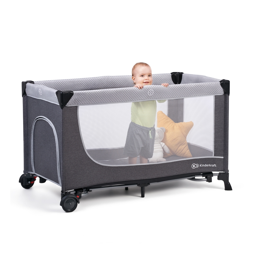 KINDERKRAFT SELECT - Resesäng LEODY grå