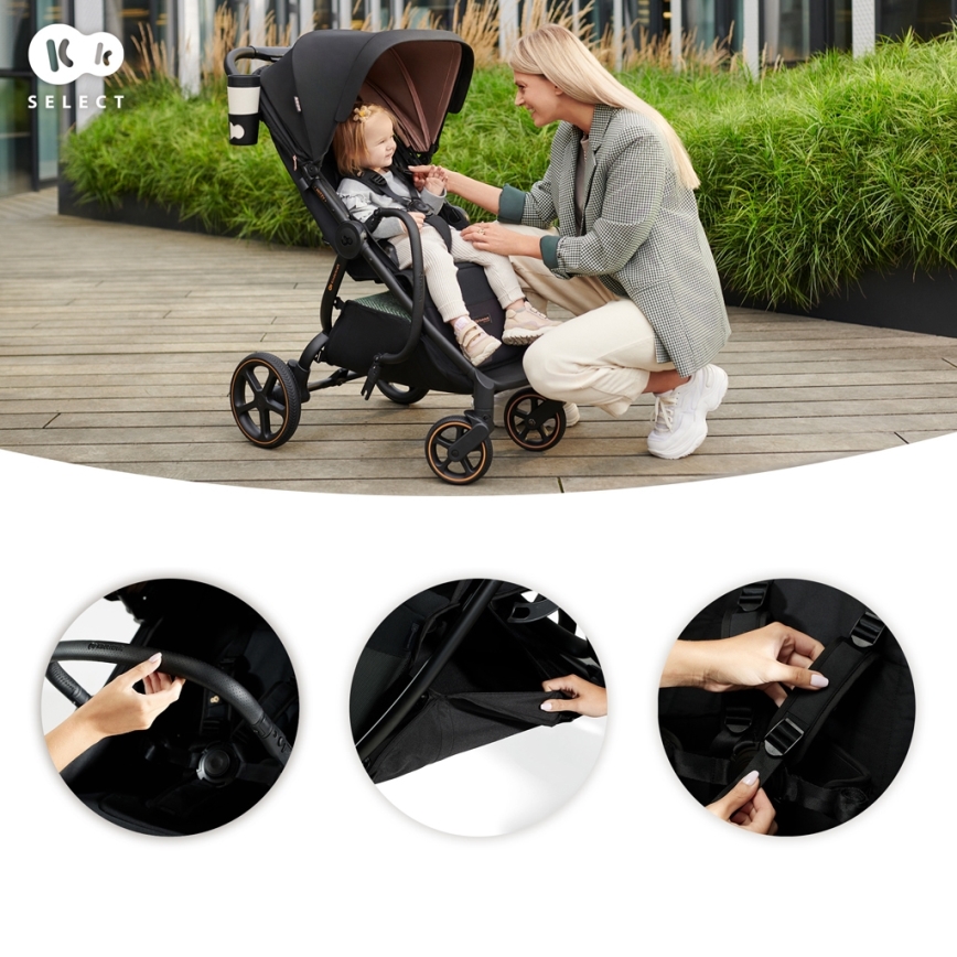 KINDERKRAFT SELECT - Sittvagn MITZY Ink svart