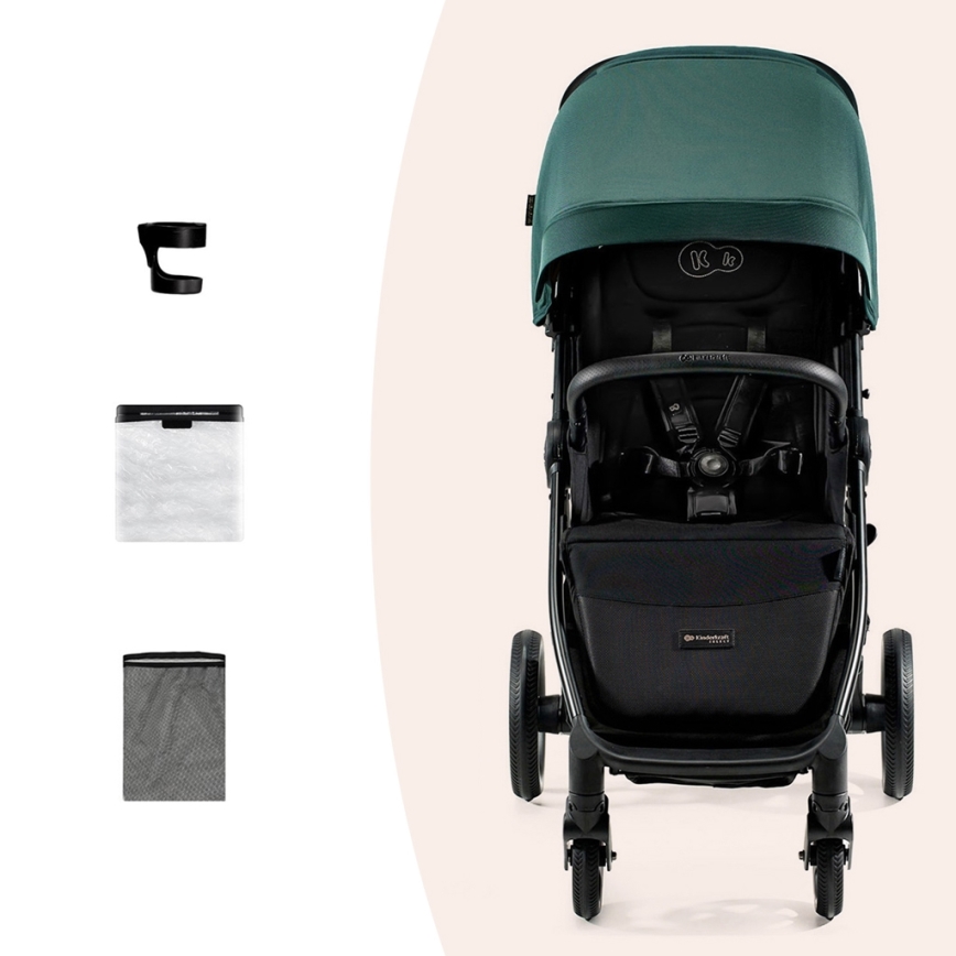 KINDERKRAFT SELECT - Sittvagn MITZY Jade grön