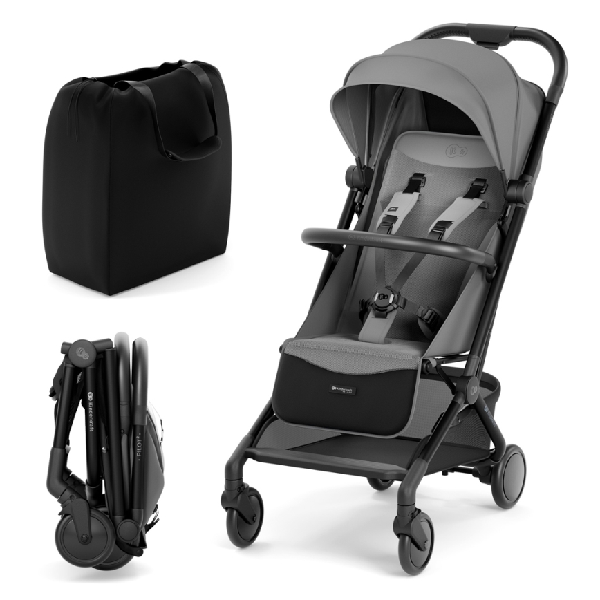 KINDERKRAFT SELECT - Sittvagn PILOT 2 grå