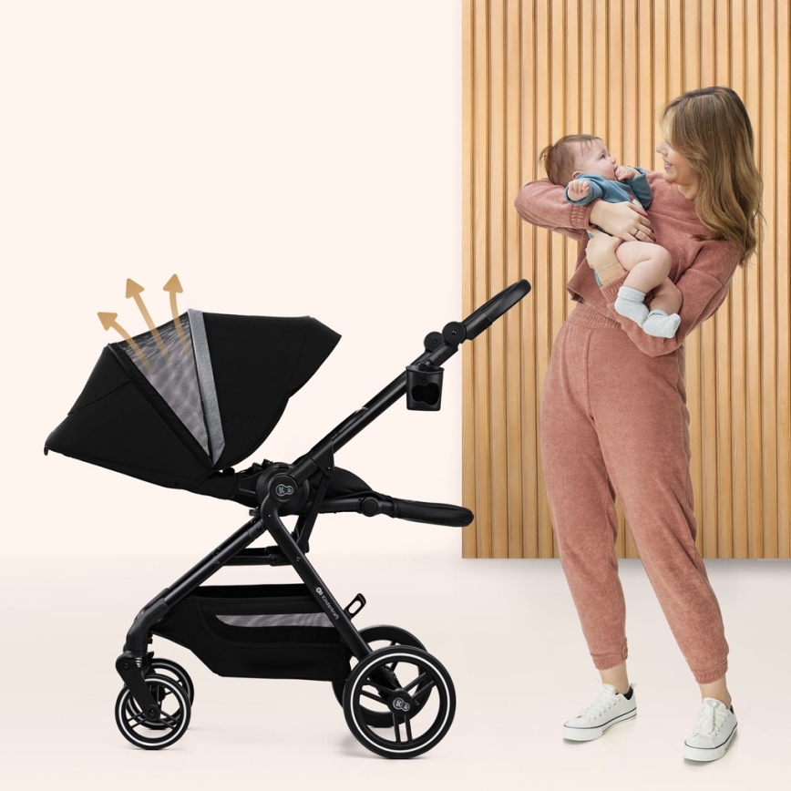 KINDERKRAFT SELECT - Sittvagn YOXI Pure svart