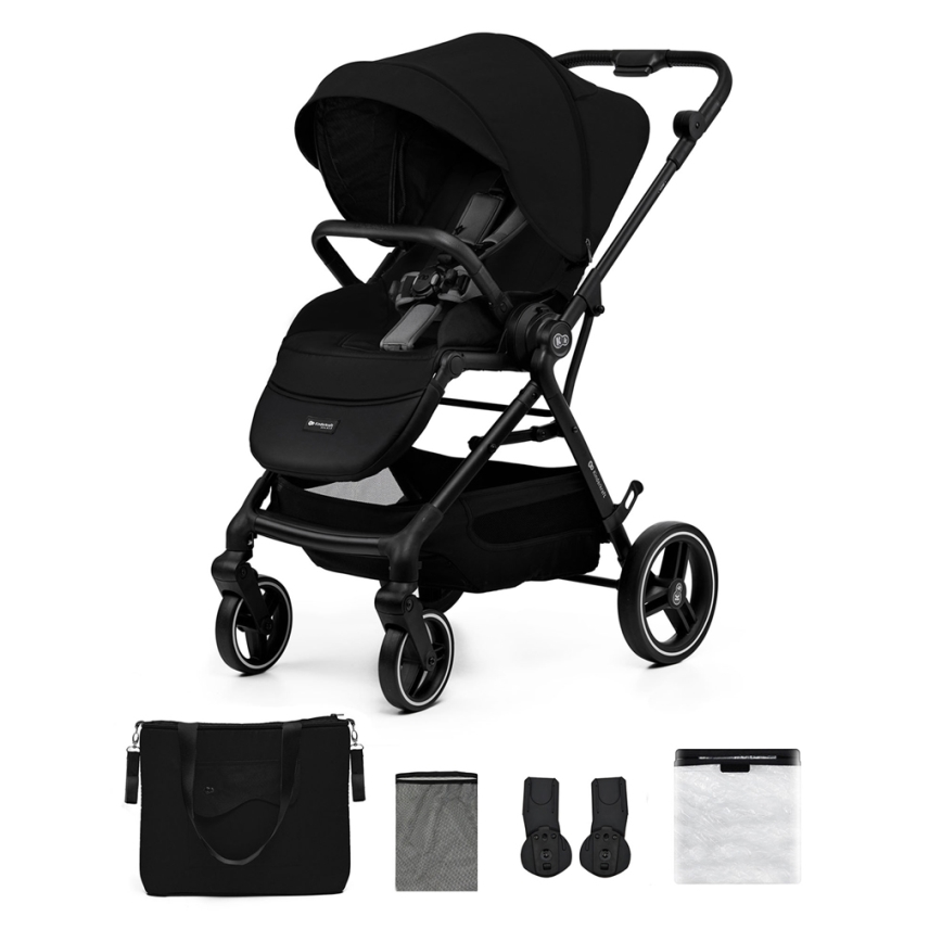 KINDERKRAFT SELECT - Sittvagn YOXI Pure svart