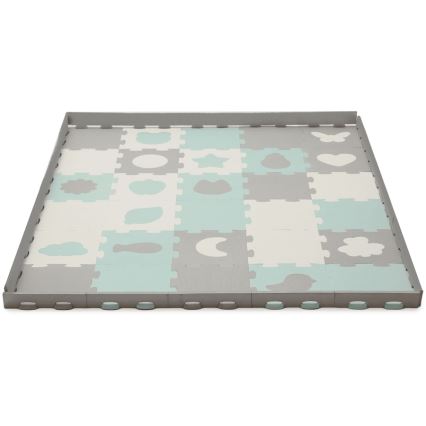 KINDERKRAFT - Skumpussel LUNO 30pcs grå/mint