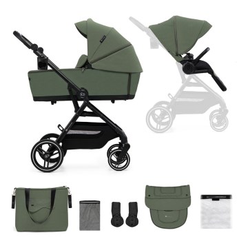 KINDERKRAFT SELECT - Sportvagn 2-i-1 YOXI Mystic green