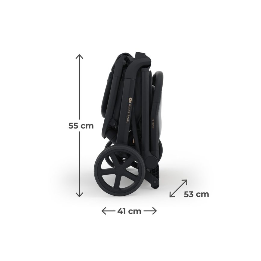 KINDERKRAFT SELECT - Sportvagn NUBI 3 Midnight Black