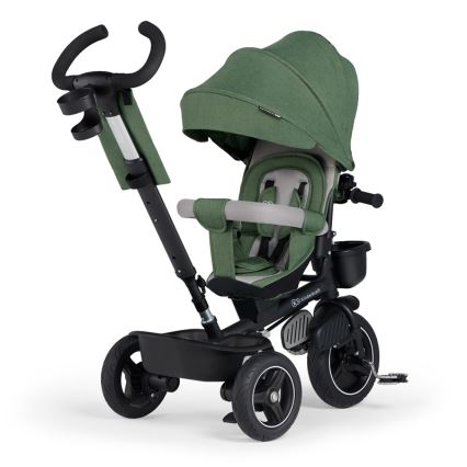 KINDERKRAFT SELECT - Trehjuling för barn SPINSTEP Premium grön