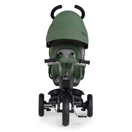 KINDERKRAFT SELECT - Trehjuling för barn SPINSTEP Premium grön