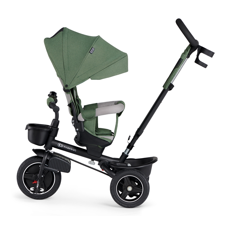 KINDERKRAFT SELECT - Trehjuling för barn SPINSTEP Premium grön