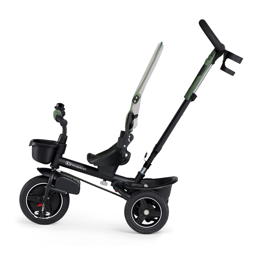 KINDERKRAFT SELECT - Trehjuling för barn SPINSTEP Premium grön
