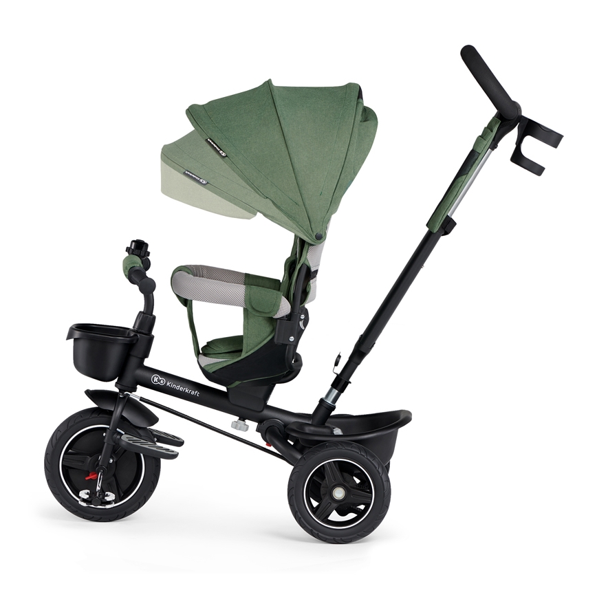 KINDERKRAFT SELECT - Trehjuling för barn SPINSTEP Premium grön