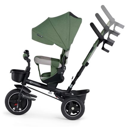 KINDERKRAFT SELECT - Trehjuling för barn SPINSTEP Premium grön