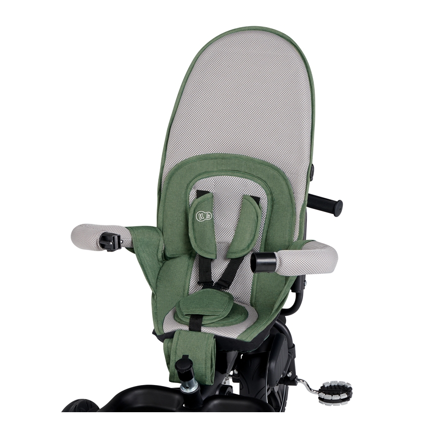 KINDERKRAFT SELECT - Trehjuling för barn SPINSTEP Premium grön