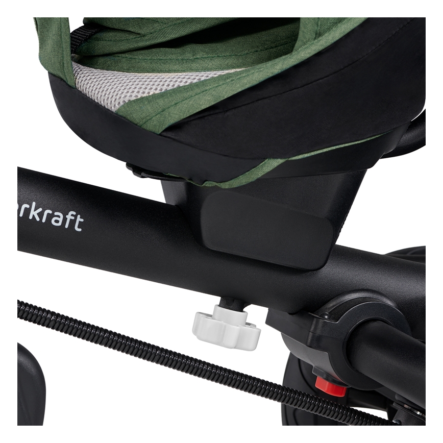 KINDERKRAFT SELECT - Trehjuling för barn SPINSTEP Premium grön