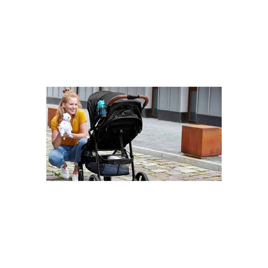 KINDERKRAFT - Sittvagn GRANDE PLUS svart