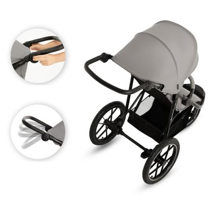 KINDERKRAFT - Sittvagn HELSI2 grå
