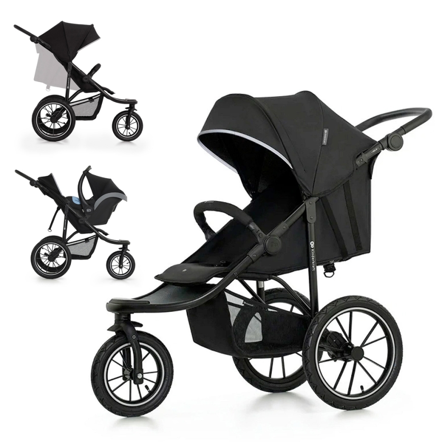 KINDERKRAFT - Sittvagn HELSI2 svart