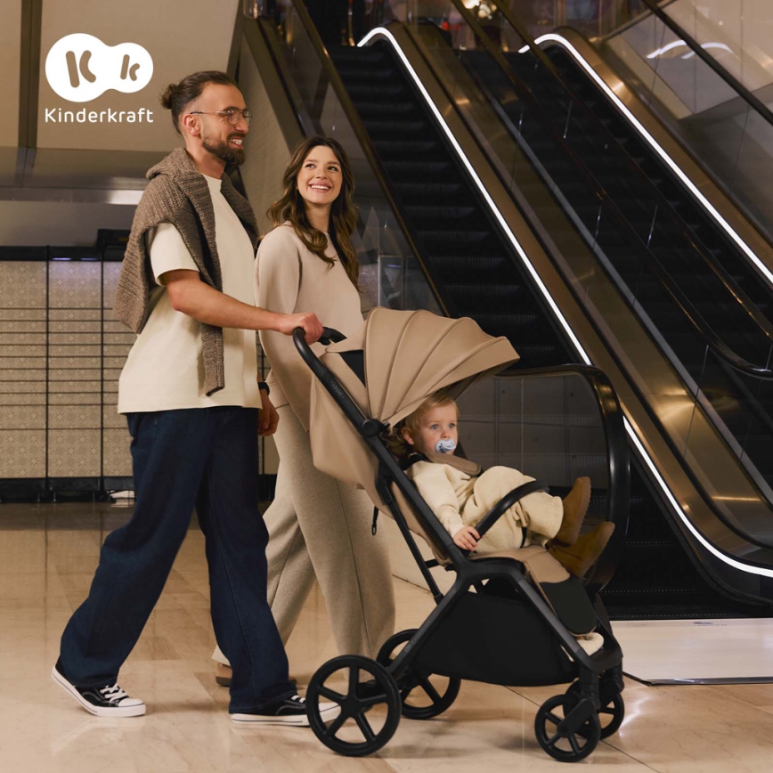 KINDERKRAFT - Sittvagn LOOM beige