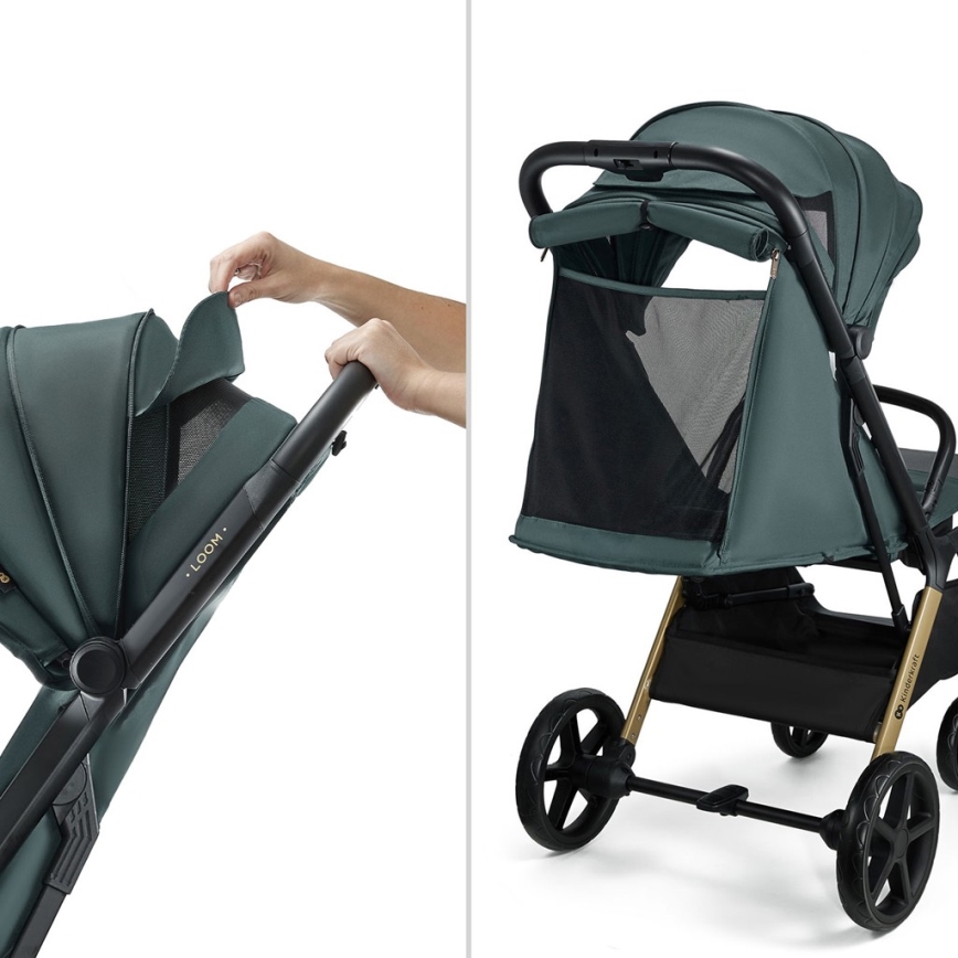 KINDERKRAFT - Sittvagn LOOM grön