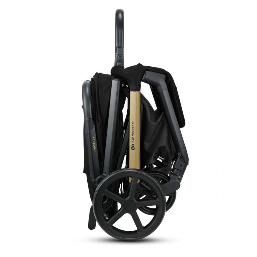 KINDERKRAFT - Sittvagn LOOM svart