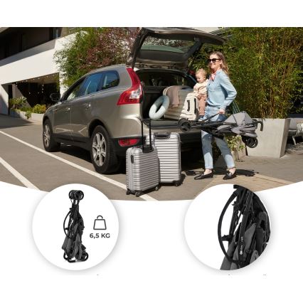 KINDERKRAFT - Sittvagn TIK Stone grå