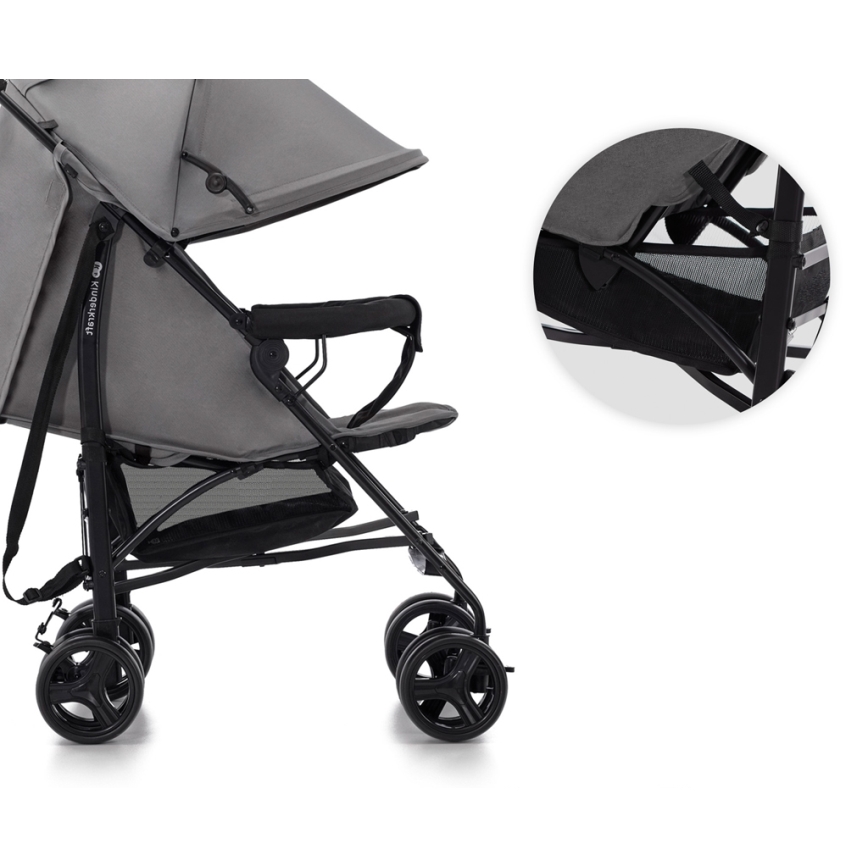 KINDERKRAFT - Sittvagn TIK Stone grå