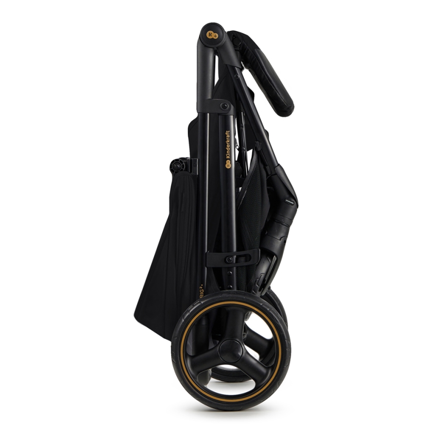 KINDERKRAFT - Sittvagn TRIG 3 Onyx svart