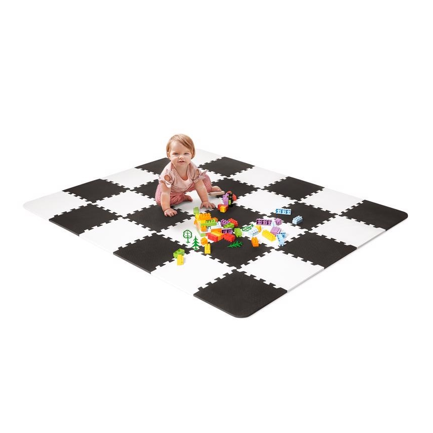 KINDERKRAFT - Skumpussel LUNO 30st svart/vit