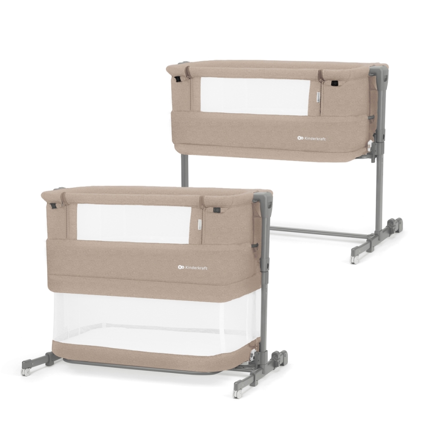 KINDERKRAFT - Spjälsäng NESTE GROW beige