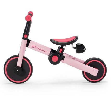 KINDERKRAFT - Trehjuling för barn 3i1 4TRIKE rosa