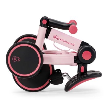 KINDERKRAFT - Trehjuling för barn 3i1 4TRIKE rosa