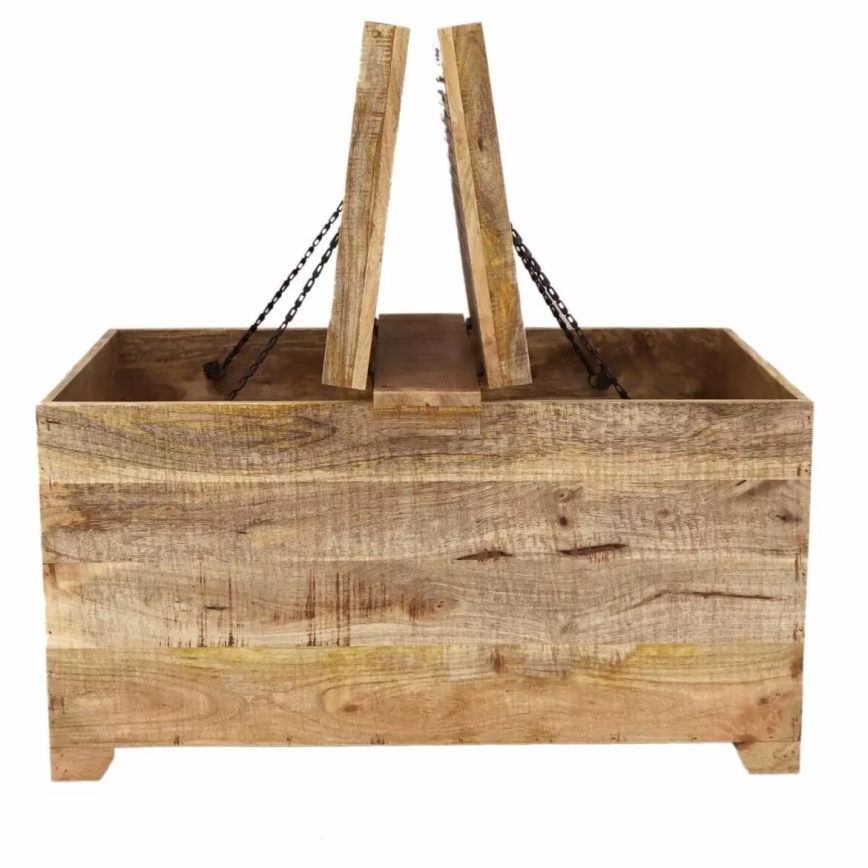 Kista RETRO 45x90 cm massivt trä/mangoträd