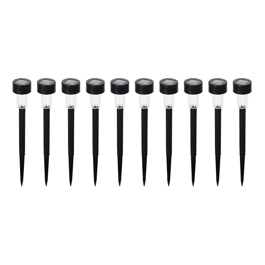 KIT 10x LED solcellslampa LED/0,06W/1,2V 6000K IP44 40 mAh