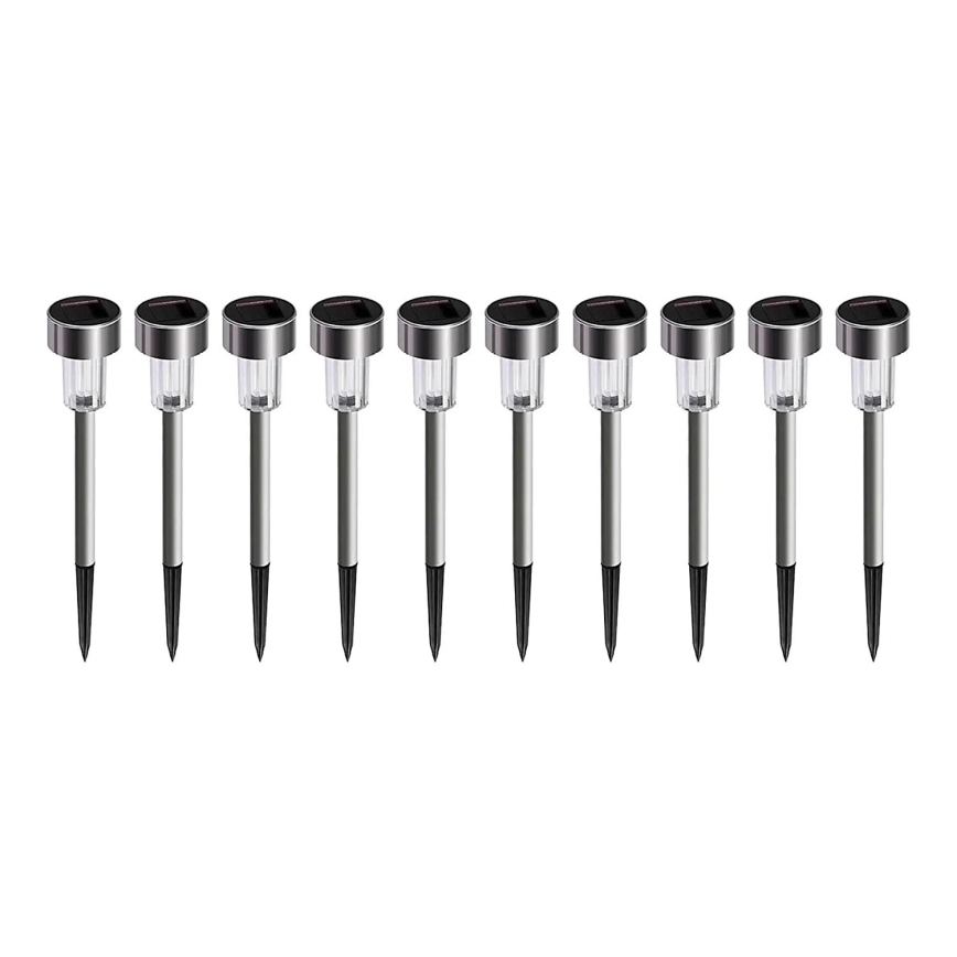 KIT 10x LED solcellslampa LED/0,06W/1,2V 6000K IP44