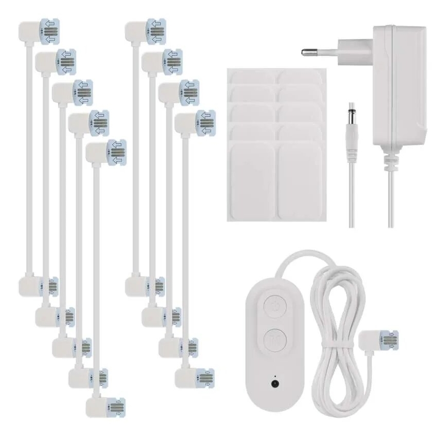KIT 10x RGBIC Ljusreglerad panel LED/1,9W/230V Wi-Fi Tuya