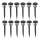 KIT 12x LED solcellslampa LED/0,06W/1,2V 6500K IP44