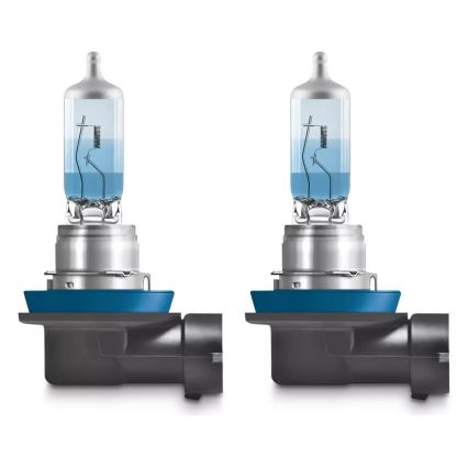 KIT 2x Bilglödlampa COOL BLÅ H11 PGJ19-2/55W/12V 5000K - Osram